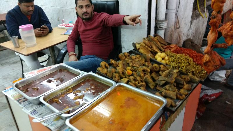 Indian Street Food daal etc.